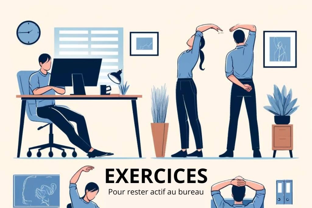 des exercices pour rester actif au bureau